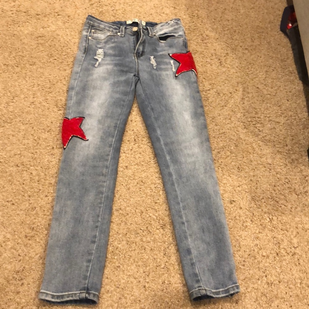 Red star jeans